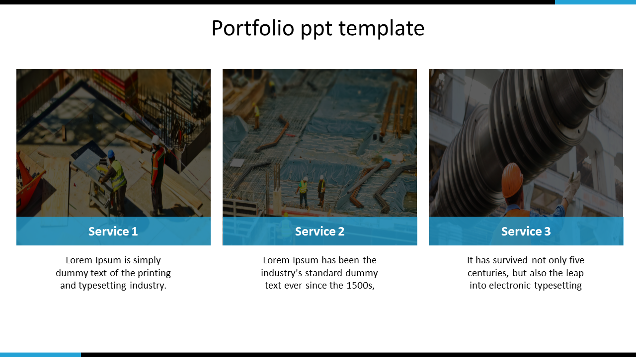 Free - Best and Effective Portfolio PPT Template & Google Slides